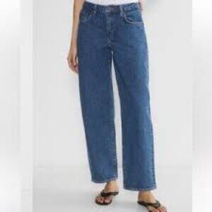 Aritzia Denim Forum Blue  Hi-Rise Wide  leg Jean size 31